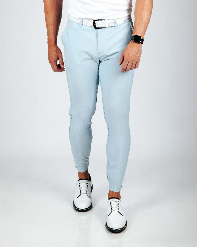 Men's Pants with Patchwork PatternsPrimo Light Blue Jogger