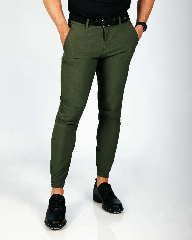 Men's Pants with Adjustable CuffsPrimo Olive Jogger