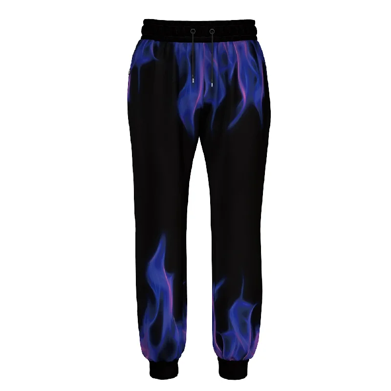 Men's Corduroy Pants for FallPurple Flame Sweatpants