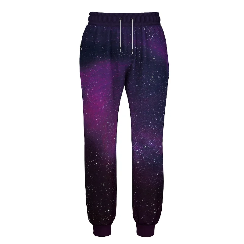 Men's Elastic-Waisted Pants for Easy MovementPurple UFO Sweatpants