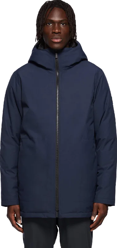 Comfortable Men's ParkasJules Hooded Down Winter Jacket - Slim-Straight - Men's|-|Manteau d'hiver en duvet à capuchon Jules - Ajustée et Droite - Homme