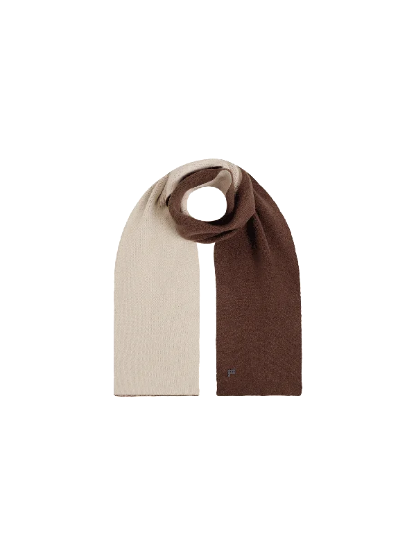 Affordable High-Performance Men's SportswearArchive Recycled Cashmere Bi-color Scarf—chestnut brown