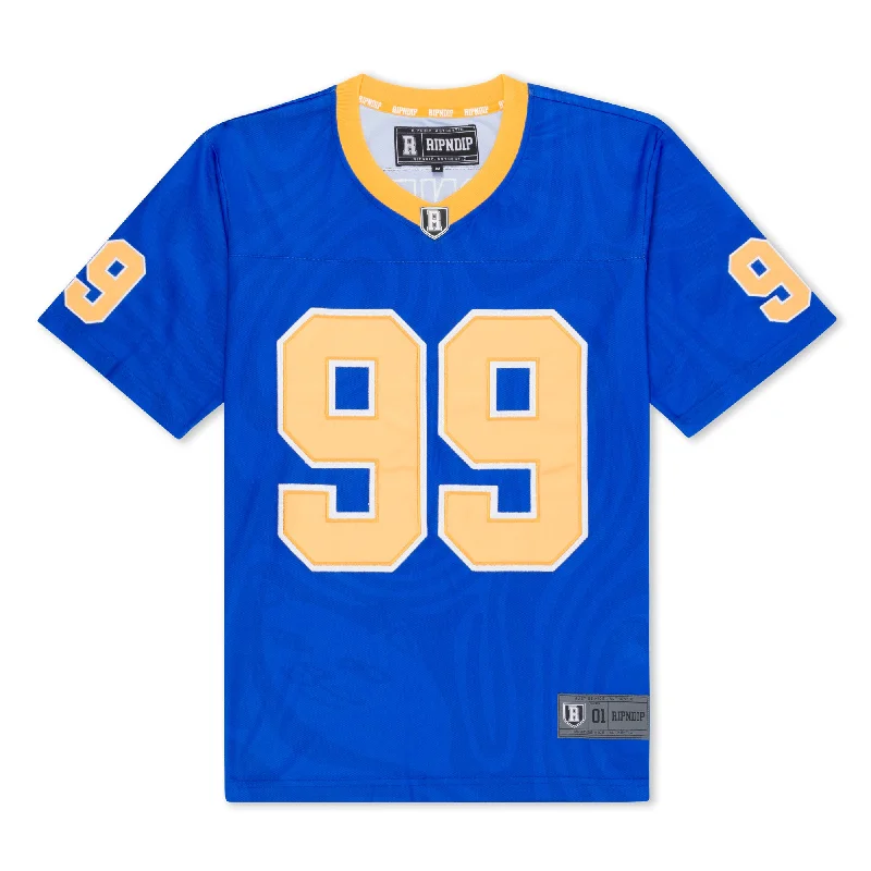 High-Quality Odor-Resistant Men's SportswearRipndip LA Football Jersey (Blue)