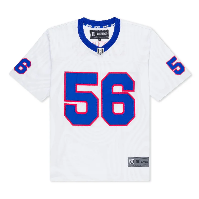 Versatile and Comfortable Men's SportswearRipndip NY Football Jersey (White)