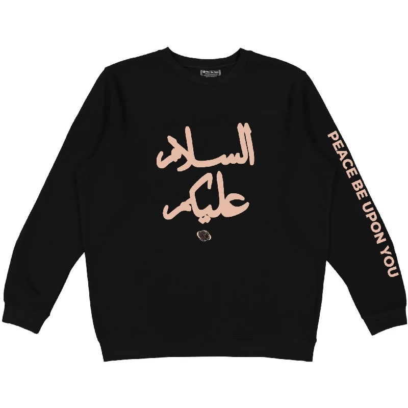 Versatile Everyday Men's SportswearPeace Be Upon You Crewneck