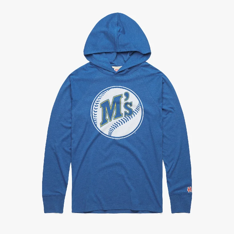 Men's Shirts with Contrast StitchingSeattle Mariners '87 Lightweight Hoodie