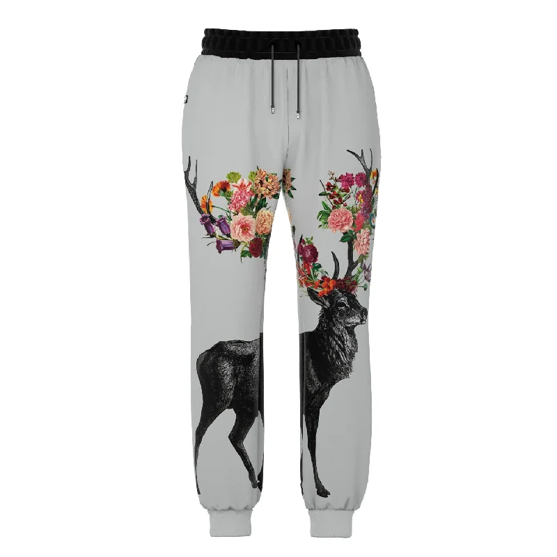 Men's Pants with Welt PocketsSpring Itself Deer Sweatpants