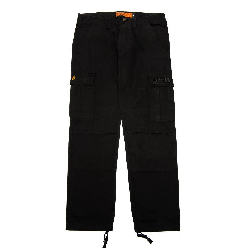 Men's Pants with Stain-Resistant TreatmentWCC CAINE RIPSTOP CARGO PANT -BLACK