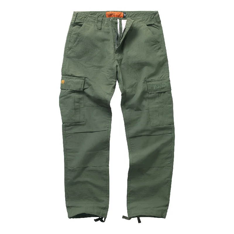 Men's Pants with Antimicrobial TreatmentWCC CAINE RIPSTOP CARGO PANT - GREEN