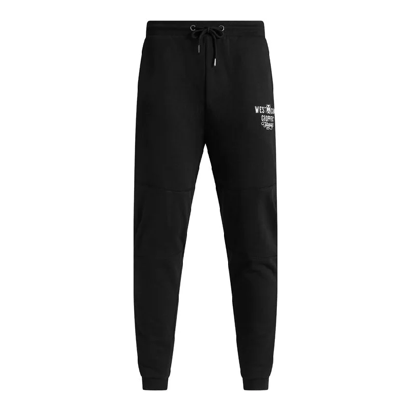 Men's High-Waisted Pants for a Retro StyleWCC FRISCO SWEAT PANTS - BLACK